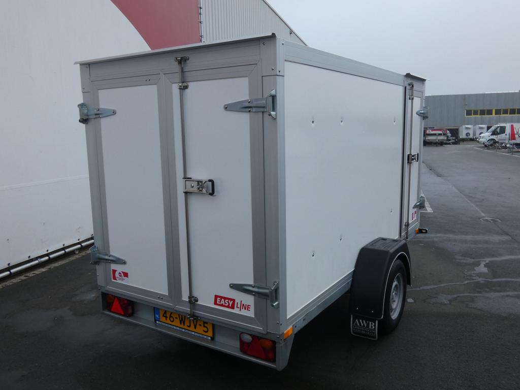 Easyline Gesloten aanhangwagen enkelas 300x150x150cm 1450kg